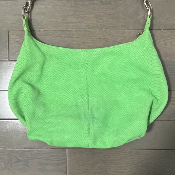 Y2K Vintage Bergē Snakeskin Pattern Leather Purse - Picture 2 of 14